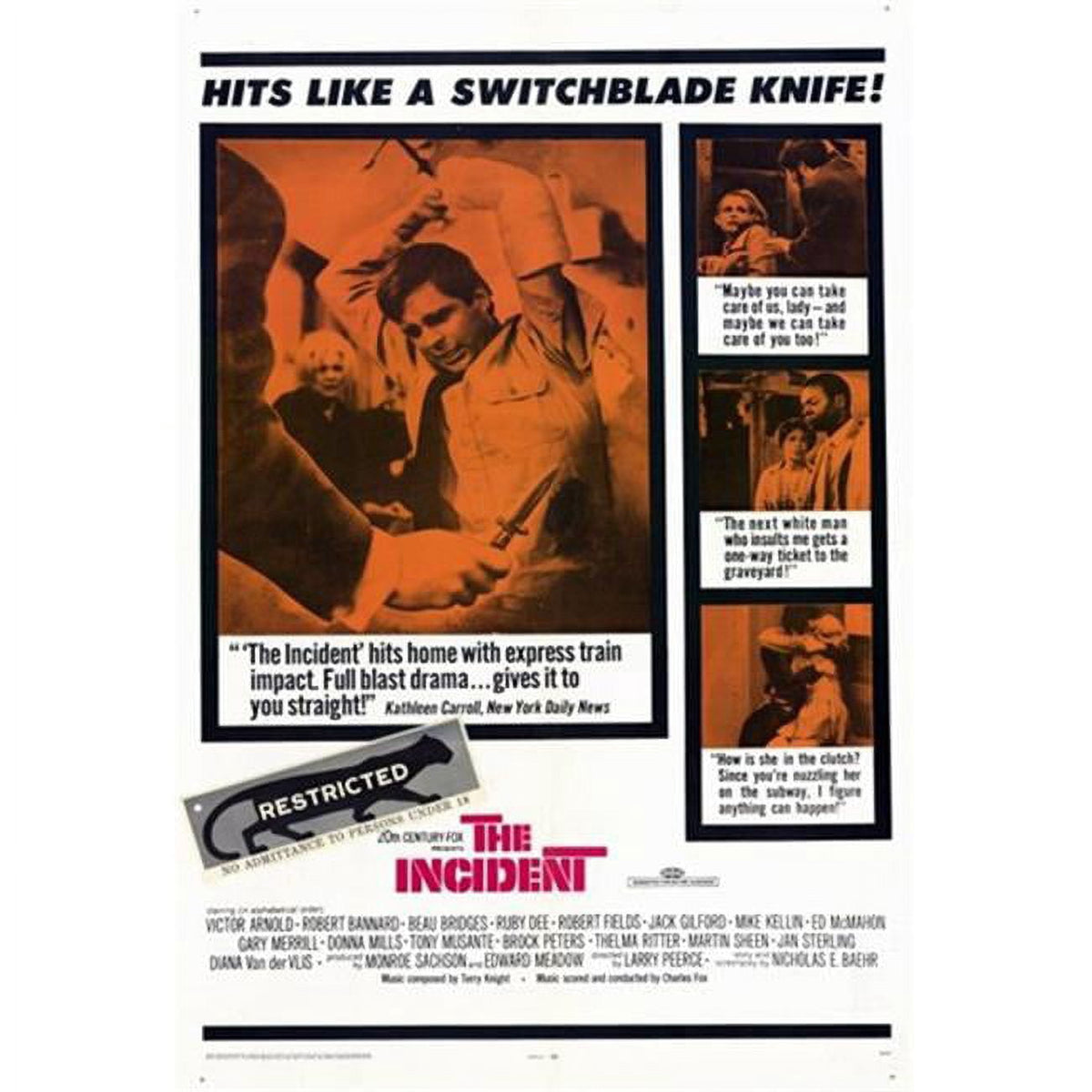 'The Incident' Movie Poster 11x17 - Stunning cinematic design.