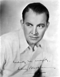 Signed portrait photo print of Sidney Blackmer, available in multiple sizes.