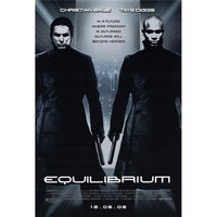 Equilibrium Movie Poster Print featuring stunning dystopian imagery.