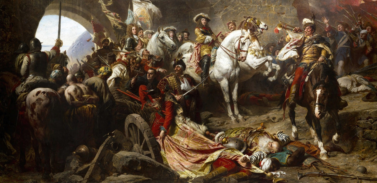 Reoccupation of Buda Castle in 1686 art print by Gyula Benczúr
