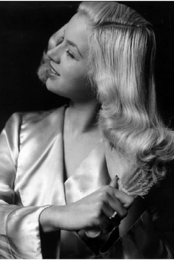 Diana Dors Combing Hair Photo Print - Classic Vintage Art