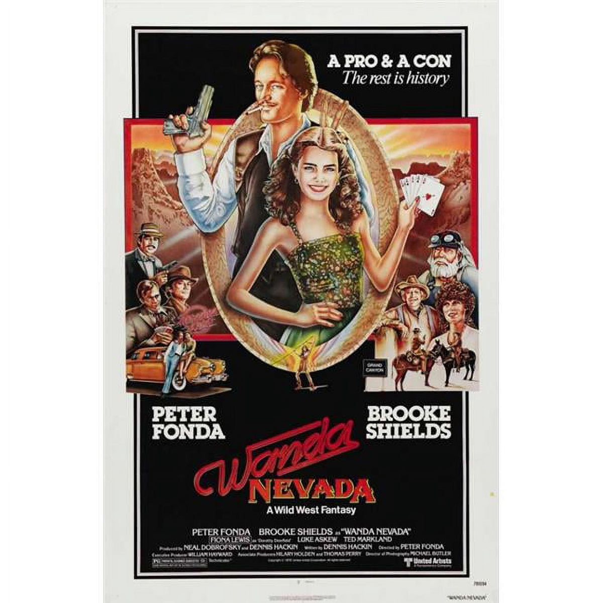 Wanda Nevada Movie Poster Print 27x40 showcasing classic cinema art