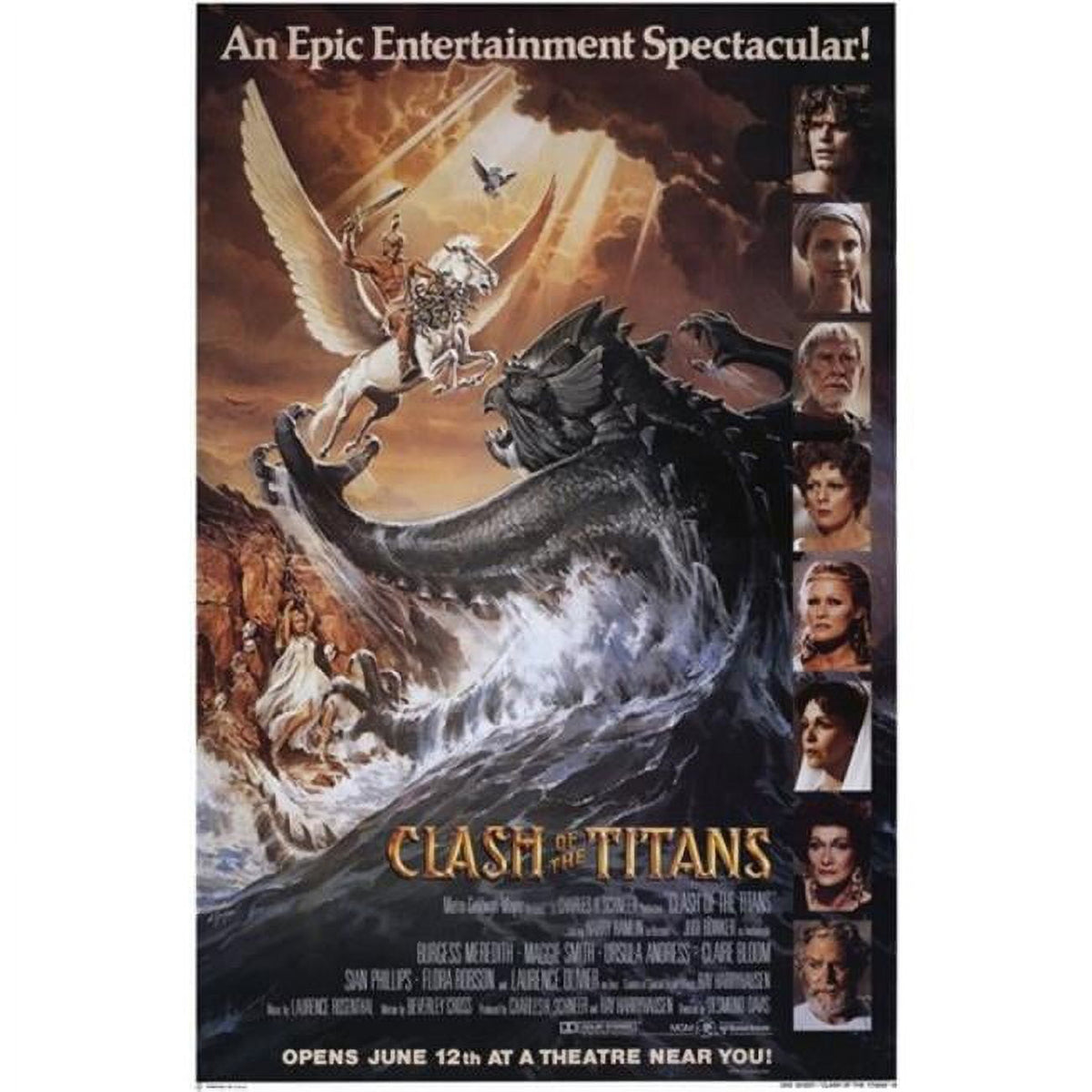 Clash of the Titans 1981 Style A Movie Poster 11x17