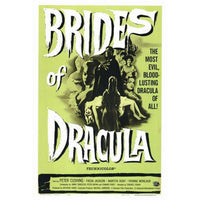 The Brides of Dracula movie poster print 27x40