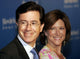 Stephen Colbert's wife at Bewitched world premiere photo print
