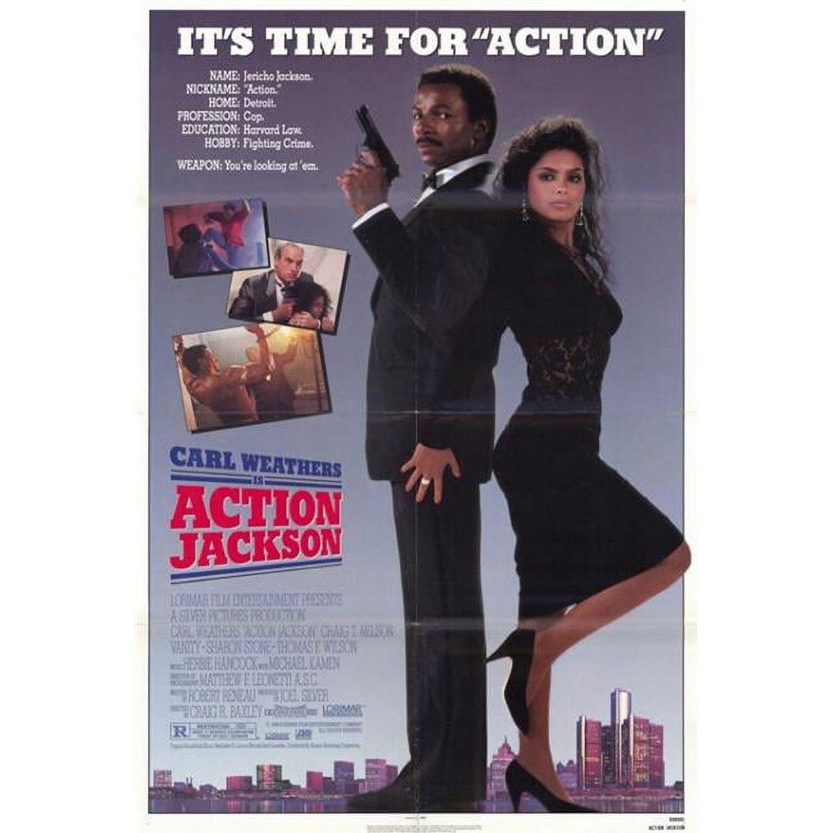 Action Jackson Movie Poster Print 27x40 featuring vibrant colors