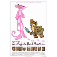Trail of the Pink Panther movie poster print in vibrant colors.