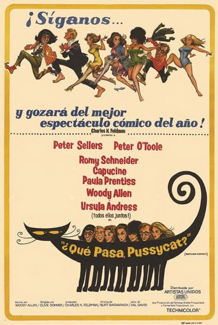 What's New Pussycat Movie Poster 11x17 vibrant film art