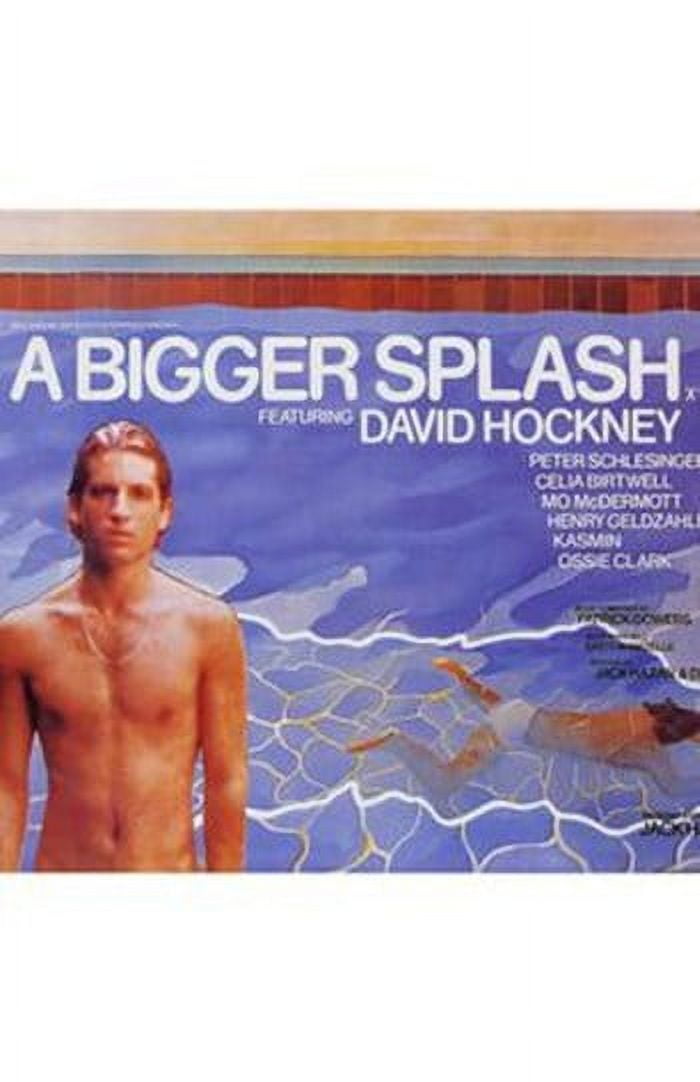 A Bigger Splash Movie Poster featuring vibrant colors in an 11x17 print.