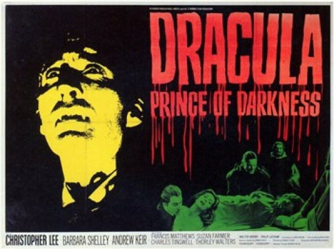 Dracula Prince of Darkness 1966 movie poster print