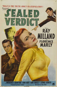 Sealed Verdict Movie Poster in 11x17 size, perfect for film lovers and home decor.