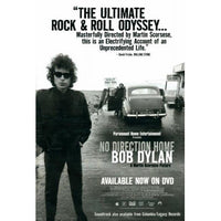 No Direction Home movie poster print featuring Bob Dylan, size 27x40.