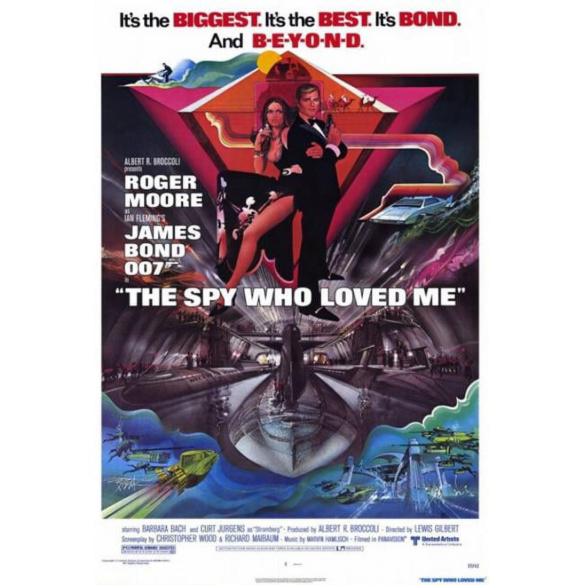 The Spy Who Loved Me movie poster print - 27x40 inches
