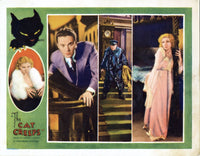 The Cat Creeps 1930 movie lobby card print featuring Raymond Hackett and Helen Twelvetrees.
