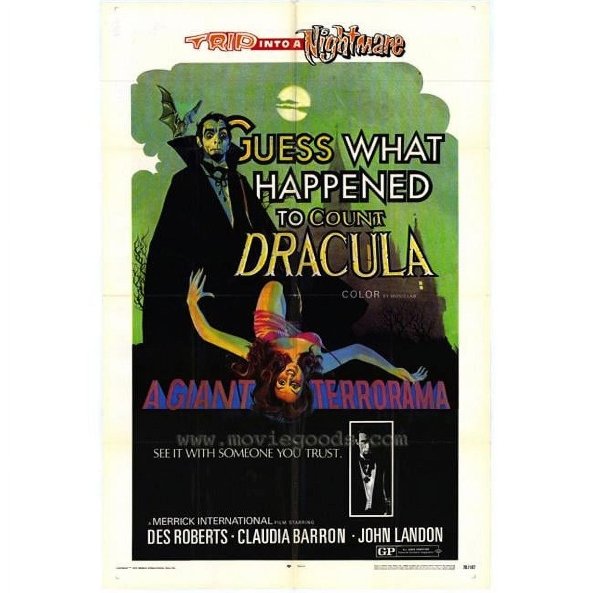 Guess What Happened to Count Dracula Movie Poster Print 27x40