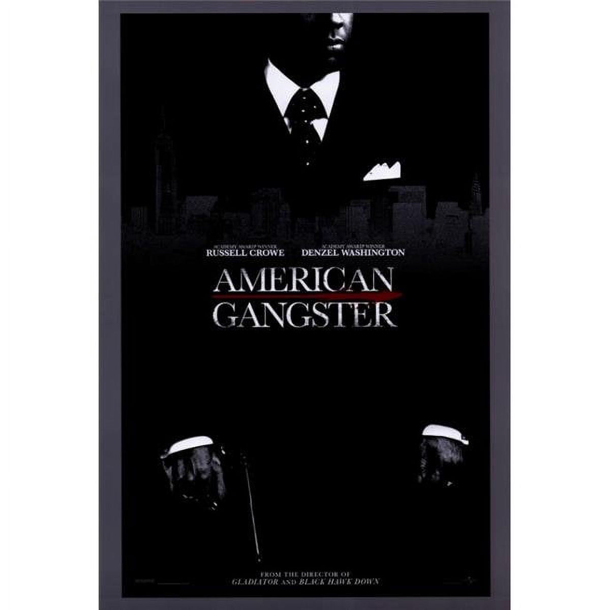 American Gangster Movie Poster 11x17 print featuring iconic imagery.