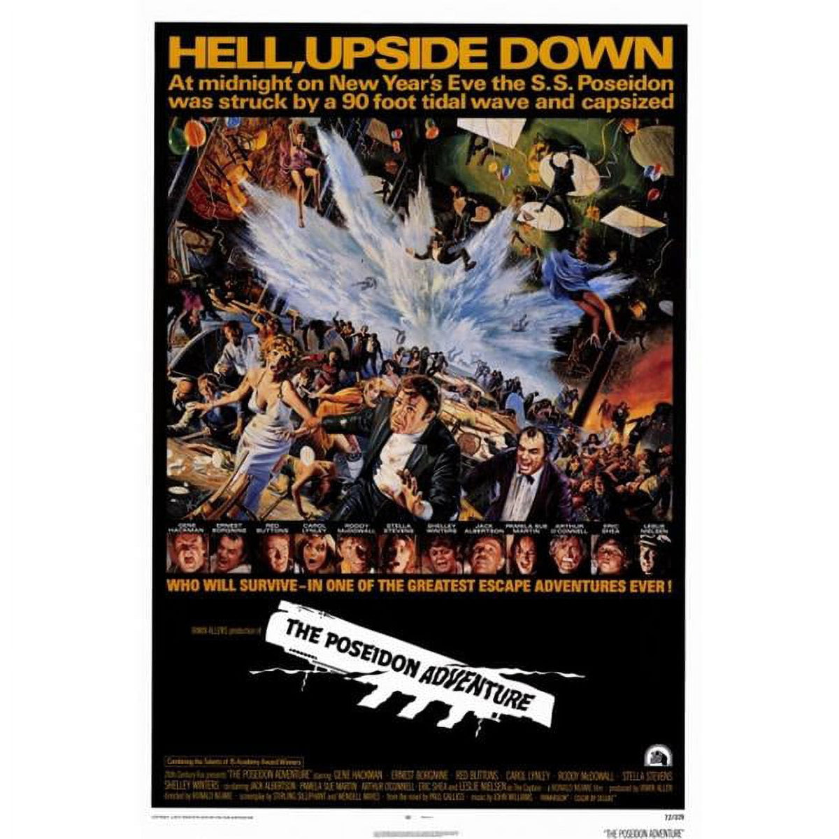 The Poseidon Adventure Movie Poster Print 27x40