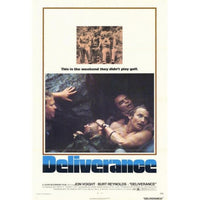 Deliverance movie poster print measuring 27 x 40 inches.