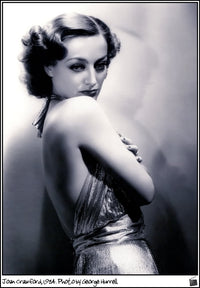 Joan Crawford 1934 Photo Print by George Hurrell, vintage Hollywood art.