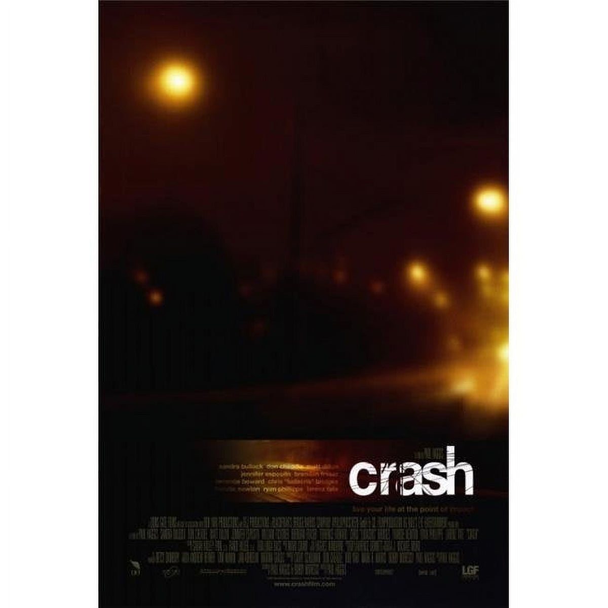Crash Movie Poster Print in 27x40 size, perfect for movie enthusiasts.