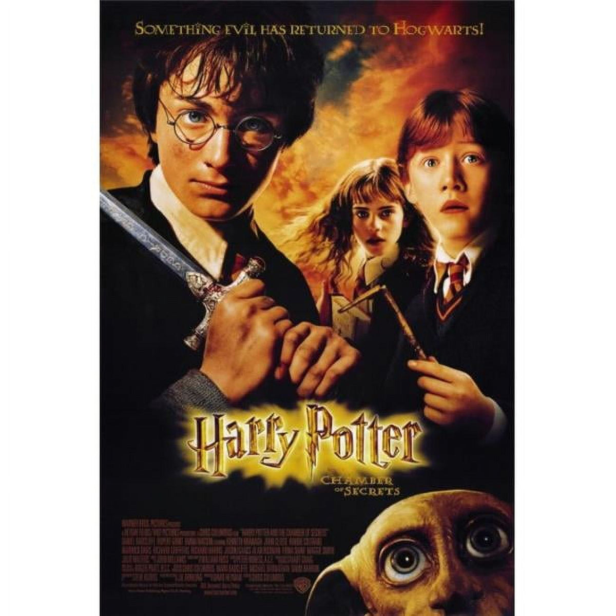 Harry Potter and the Chamber of Secrets Movie Poster Print 27x40