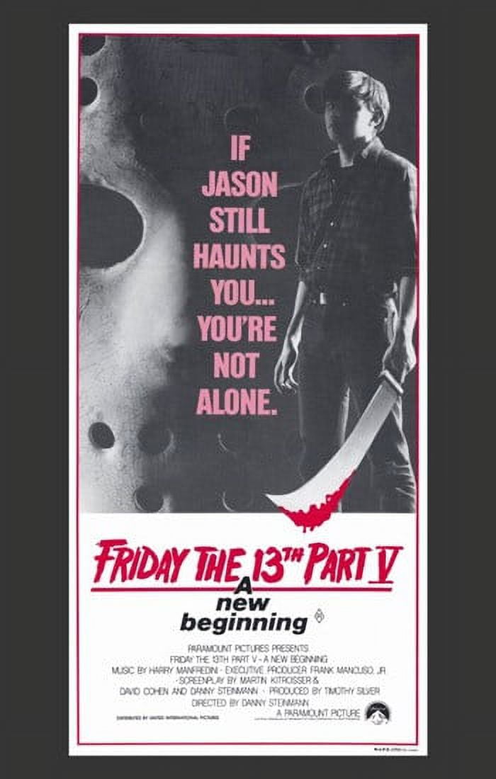 Friday the 13th Part 5 A New Beginning movie poster 11x17