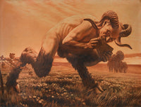 L'heure Du Faune Art Print by Carlos Schwabe, available in multiple sizes.