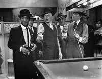 Frank Sinatra playing billiards photo print