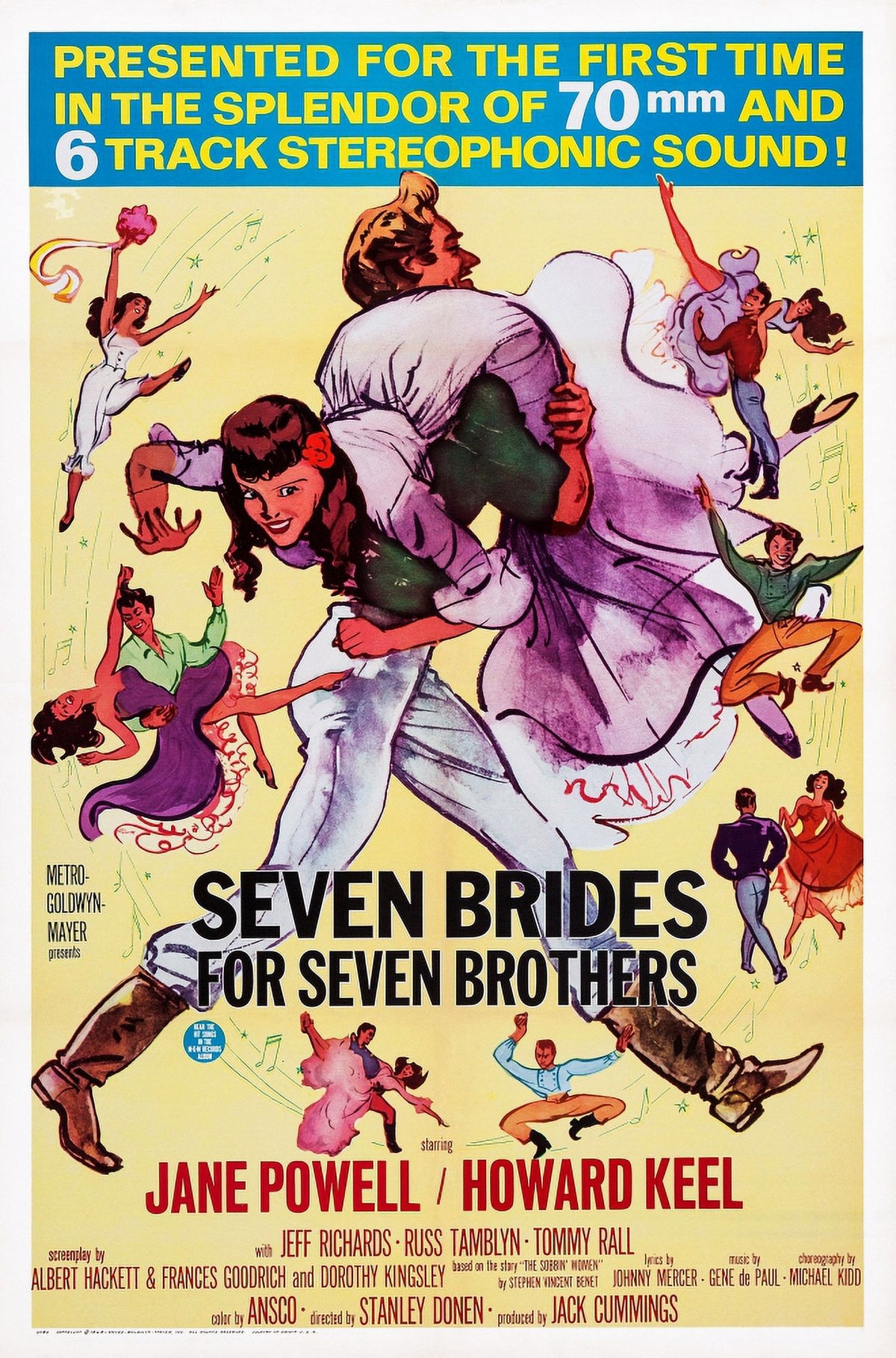 Brides for Seven Brothers 1954 Movie Masterprint Poster