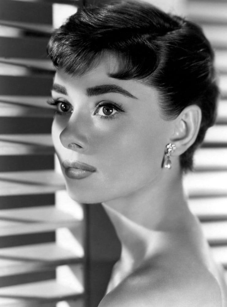 Sabrina Movie Poster Masterprint featuring Audrey Hepburn, 1954 classic film art.