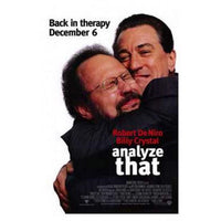 Analyze That Movie Poster 11 x 17 Print featuring Robert De Niro and Billy Crystal.