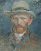 Vincent Van Gogh Self-Portrait 1887 Oil Painting Poster Print