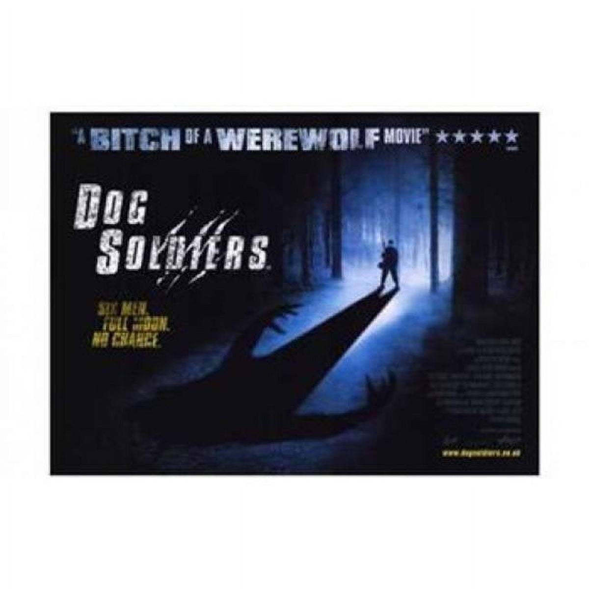 Dog Soldiers Movie Poster 17x11 print showcasing suspenseful horror.