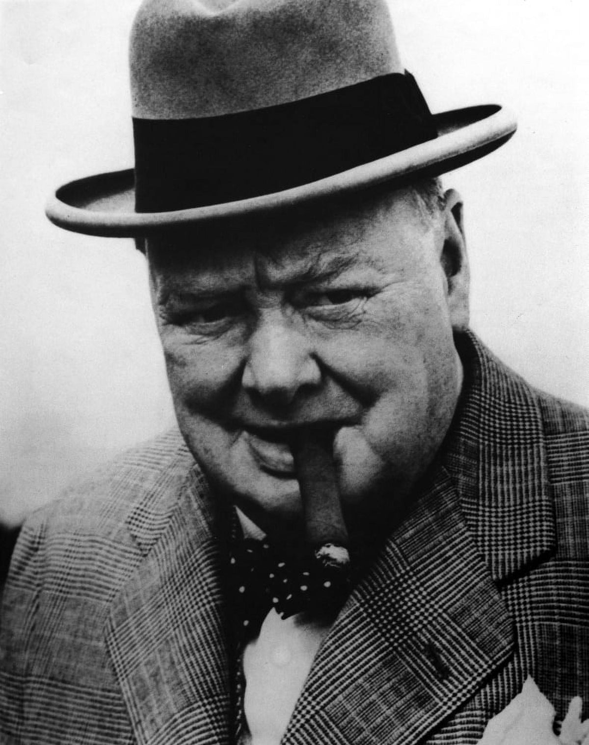 Winston Churchill Inspirational Photo Print 8x10