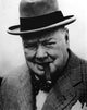 Winston Churchill Inspirational Photo Print 8x10