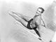 Tyrone Power on a diving board photo print, classic Hollywood art