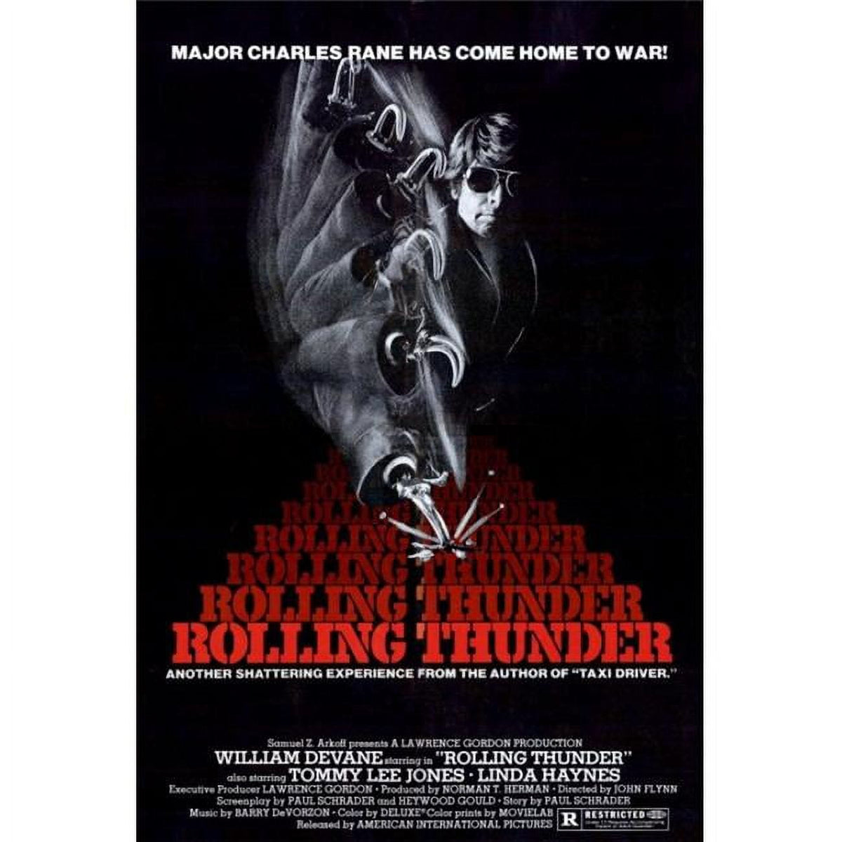 Rolling Thunder Movie Poster Print 27x40 - Iconic film art