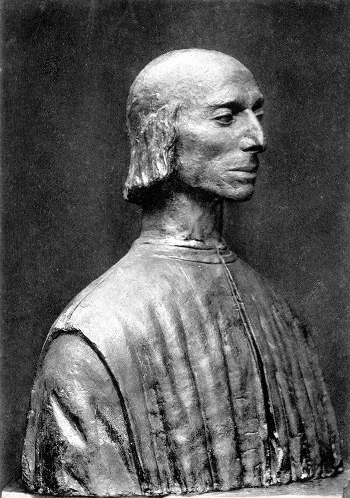 Niccolo Machiavelli Portrait Bust Fine Art Print by Granger Collection
