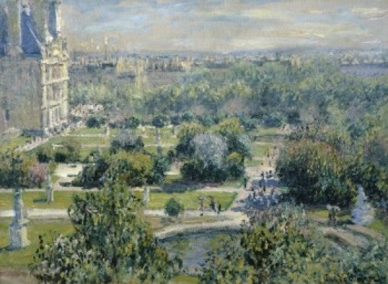 View of the Tuileries Fine Art Print by Claude Monet