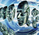 Electronic Faces 3D Rendering Fine Art Print by Bruce Rolff