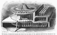 Typewriter of 1856 Fine Art Print - Wood Engraving by Granger Collection