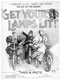 Bicycles Songsheet Fine Art Print by J.E. Rosenthal