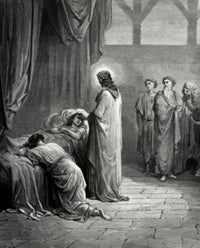 The Raising of Jairus' Daughter Fine Art Print by Gustave Dore