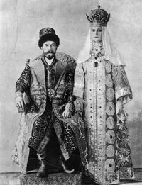 Nicholas II and Alexandra Feodorovna Historical Photograph Print