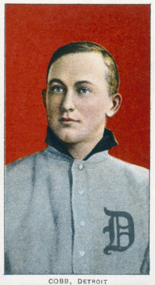 Ty Cobb American Baseball Card Poster Print - Detroit Tigers C1910