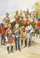 The King's Own Regiments of the Indian Army at King George V's Coronation Poster Print by Hilary Jane Morgan