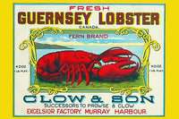 Murray Harbour Lobster Crate Label Fine Art Print