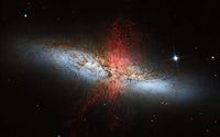 Messier 82 Starburst Galaxy Fine Art Print by Roberto Colombari