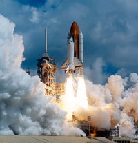 Space Shuttle Launching Fine Art Print by Stocktrek Images
