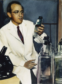 Jonas Salk Fine Art Print - American Medical Scientist | Posterazzi